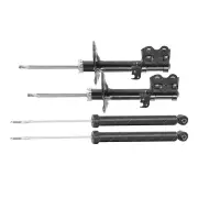 Front + Rear Monroe Monro-Matic Plus Shock Absorbers for Nissan Micra K13K 10-15