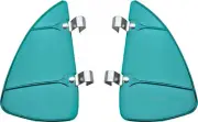 Universal Plastic Vent Window Breezies; Green