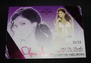 2012 Benchwarmer YVETTE NELSON Hot For Teacher #52 Pink Auto/15 FREDERICKS Model
