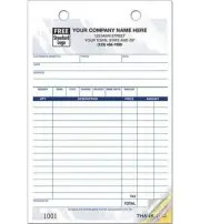 500 Multi-Purpose 3 Part Register Forms, Large Format Nebs Deluxe No.610T-3