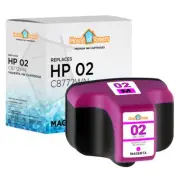 1PK Fits HP 02 Magenta Ink Cartridge C8772WN for HP PhotoSmart Printers