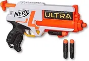 NERF - Ultra 4 Blaster - 4 Nerf Ultra Darts, Single-Shot Blasting, 2-Dart Storage - Ultra Four - Compatible Only with Nerf Ultra Darts - Outdoor Games and Toys for Kids - Boys and Girls - Ages 8+