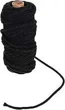 WOONEKY 1Roll Macrame Cord Multi Use Cotton Rope for Wall Hanging DIY Crafts of Durable Macrame Cotton Rope for Weaving Tapestry Making