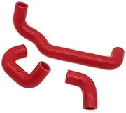 Vexilon Air Intake Silicone Hose Kit, for Abarth, for Grande, for Punto 1.4 Tb Car Air Intake Hose(BLACK Red)