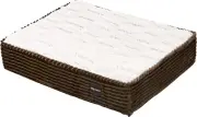 Foam Pet Bed for Cats or Dogs - Small, Brown Plush