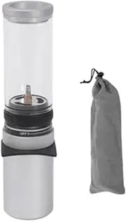 TENOL Camping Gas Light Gas Lantern Waterproof Camping Lantern Portable Outdoor Light with Storage Bag for Picnic, Travel, Climbing , Silver