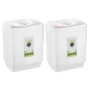2x 30PK Lemon & Lime Reusable 500ml Rectangle Food Container/Storage w/Lid Clear