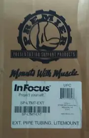 InFocus Litemount Pipe Tubing Extension