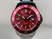 *Rare* NEW SeaGull Ocean Star "China Red" SPECIAL EDITION Watch in FULL SET