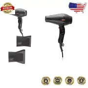 Professional Ionic & Ceramic Hair Dryer with Cold Air - Twin Turbo 3800, Black