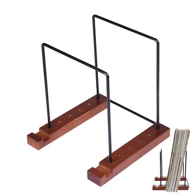 Record Player Stand Record Wood Table Holder Storage Display Shelf For Bedroom