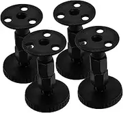 KOCKSHION 4pcs Adjustable Bed Wall Bumper Brackets Bed Frame Stabilizers to Prevent Mattress Sliding Easy Installation Headboard Fixing Adapter Sleep
