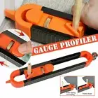 Carpenter Tool Profile Scribing Ruler Contour GauNJ with Lock Professional Gauge