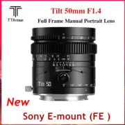 TTArtisan 50mm F1.4 Tilt Full Frame Manual Portrait Lens For Sony E mount Camera