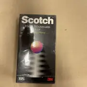 Scotch HS T-120 Blank Recording VHS Tape High Standard *Sealed*