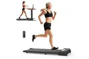 YOPOWER Electric Treadmill Home Office Under Desk Walking Pad Fitness Machine