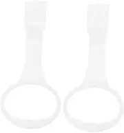 Abaodam 2pcs Playpen Pull up Handles Crib Sling Nursery Ring Easy Install Bed Hand Rings for Toddler Stand