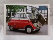 Small Cars Postcard 1994 Benedikt Taschen Verlag GmbH 1956 BMW Isetta