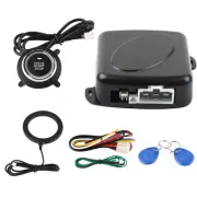 Universal Car Alarm System Engine Push Button Start Stop Lock Anti-theft