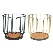 Efficient Coffee Storage Rack Espressos Pods Metal Wire Storage Basket