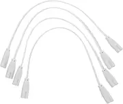 FIXOSHEE 4pcs LED Light Extension Cord Connecting Wires for LED Flexible Socket Fittings for Various Installation Scenarios