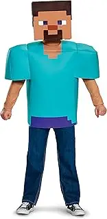 Disguise Steve Classic Minecraft Costume Medium (7-8) Multicolor