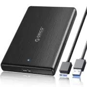 2 Terabyte External Hard Drive USB 3.0 Case 1T SATA III 2.5 Enclosure Tool