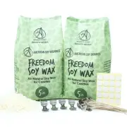 Organics Microwavable Soy Wax Beads for Candle Making – Premium Soy Candle Kit 1