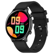 1.32 Inch Waterproof Smart Watch With Bluetooth Calling & Sleep Monitoring Black Smart Watches