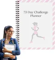 Daily Planner - 75-Day Habit Tracker | Portable Motivational Goals Tracker for Habit Tracker Time Tracking Task Project Meal Diet Fitness Workout Student Teacher