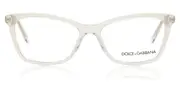 Dolce & Gabbana DG3347 3133 Women’s Glasses Clear Size 54 - Private Health Rebate - Blue Light Block Available