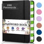 Password Keeper Book w Alphabetical Tabs Internet Password Website Address Login