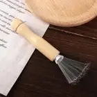 Wooden Handle Hair Brush Cleaner Portable Salon Rake Cleaning Comb