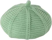 [WOFASHPURET] Berets Cap Hats Has Wool Beret Berets Hat for Weaving Hat for Green