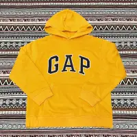 在飛比找蝦皮購物優惠-古著品 Gap 字母 長袖 連帽 帽T