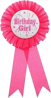 Milisten Happy Birthday Award Pin Rosette Button Pins Tinplate Celebration Badge Metal Ribbon Brooch Decoration for Birthday Parties Celebration