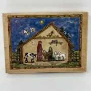 Stamps Happen Let Us Adore Him 90187 Jesus Manger Nativity Holy Family Rubber