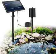 8W Solar Pond Aerator with Built-in 2400mAh Battery Backup, 3 Working Modes, 2 A