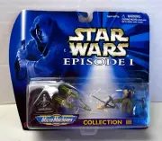 MicroMachines Star Wars Episode 1 Collection III w/Pod Racer + MOC Galoob 1999