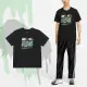 【NIKE 耐吉】短袖 Nike 男款 黑 綠 純棉 棉T 寬鬆 短T 標語(DZ2688-010)