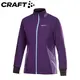 【CRAFT 瑞典 女 AXC 防風保暖外套《深紫》】1900987/刷毛外套/防風外套/夾克