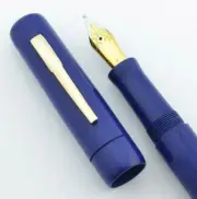 Peyton Street Pens Zayante Fountain Pen - Premium Blue Ebonite, JoWo Nibs (New)