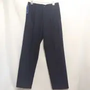 DOCKERS Original Khaki Classic Fit Pleated Pants, Navy Blue. Mens 30x30 NWT