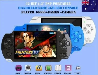 8GB 4.3'' Retro Handheld Portable Game Console Game Video Built-In 10000+ Games