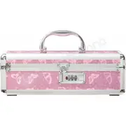 Lockable Medium Sex Toy Chest Storage Box Pink