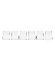 [Krosno] Avant Garde Tumbler Set 430ml 6 Piece Gift Boxed in Clear