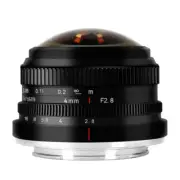 7artisans 4mm F2.8 Wide Angle Fisheye Manuual Lens For fujifilm XF Mount Camera