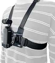 Osmo Pocket 3 Adjustable Chest Mount Harness, Chest Strap Body Mount Accessories Compatible with DJI Osmo Pocket 3 Cameras Attachments