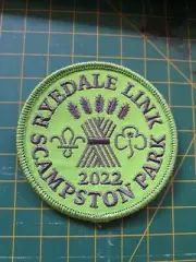 Ryedale Link Scampston Park 2022 Scout And Girl Guide Badge