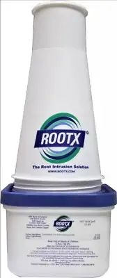 2LB. JAR with Funnel/Applicator Foaming Root Control for Sewer Lines and Septic